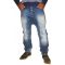 Humor Santiago men's faded jeans with rips