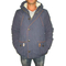 Men's navy hooded parka