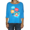 Paul Frank women's t-shirt Julius face digital clouds