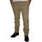 Men's chino trousers in beige-khaki