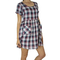 Bellfield checked short sleeves dress Danica