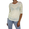 Women's breton stripe yellow top