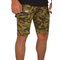 Humor men's camo shorts Daed toasted coconut