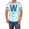 Wesc men's t-shirt W Star white-blue