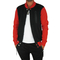 Cabaneli sweat jacket with red sleeves