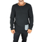 Combos men's knit jumper black with pocket