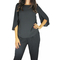 Women's batwing sleeved top in black