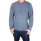 Men's long sleeve tee in stone washed navy