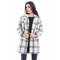 Women's checked wool jacket