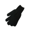 Knitted gloves black