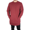 Minimarket longline sweatshirt bordeaux marl