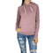 Obey women's hood sweatshirt Remember yourself burgundy marl