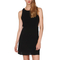 Pepaloves crossed back mini dress black