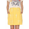 Pepaloves skater mini skirt yellow with pockets