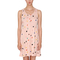 Pepaloves sleeveless mini dress pink with print