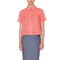 Pepaloves Daisy flared shirt coral