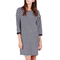 Minimum striped sweat dress Beah dark iris