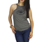 Obey women's rib tank Rue de la ruine grey