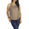 Obey women's tank Sun bloom in dusty canteen