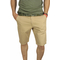 Men's chino shorts camel with small dots