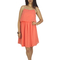 Migle + me strappy dress salmon