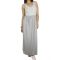 Migle + me sleeveless maxi dress grey with lace top