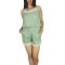 Migle + me lace detail strappy playsuit green