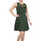 Skater dress Tell the story forest green