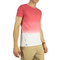 Malavita longline dip dye t-shirt red