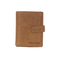 Hill Burry men's leather vertical wallet in cognac