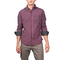 Men's slim fit check shirt in red