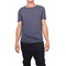 Anerkjendt men's t-shirt with holes Aiko midnight navy