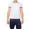 French Kick T-shirt white with all over Zap print