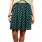 Migle + me skirt green with velvet dots