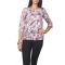 Migle + me floral top with 3/4 sleeves