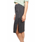 Soft Rebels Chantel striped skirt black with slits