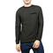 3PLAY men's sweater marl black-khaki