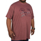 Big size Kangol Rex T-shirt bordeaux marl