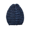 Knitted beanie blue marl