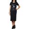 Obey Be anywhere midi dress black