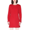 Pepaloves Macarena long-sleeved mini dress wine