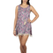 Paisley print sleeveless mini dress lilac