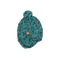 Earflap pom beanie blue marl