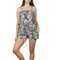 Strappy playsuit with paisley print