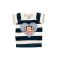 Paul Frank striped T-shirt ecru-navy for girl