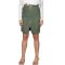Soft Rebels Audrey perforated skirt aloe green
