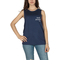 LTB Cacora sleeveless pocket tee navy