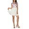 Ryujee Dayana mini dress white-pink