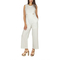 Ryujee Odile striped jumpsuit white