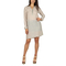 Soft Rebels Trine tunic dress beige